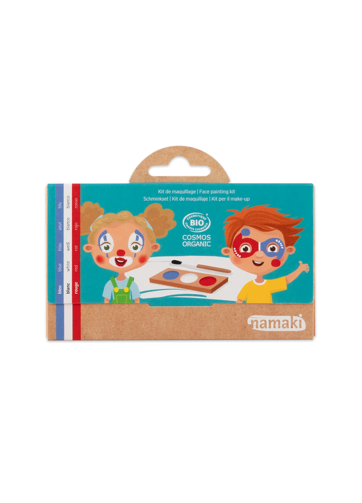 Schminkpalette für Kinder | Clown & Harlekin - 3 Farben**