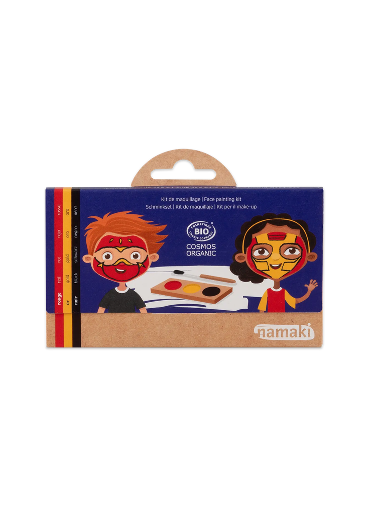 ​Schminkpalette für Kinder | Ninja & Superheld - 3 Farben**