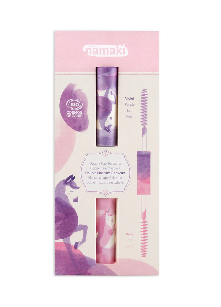 Double-tip Hair Mascara Pink-Purple