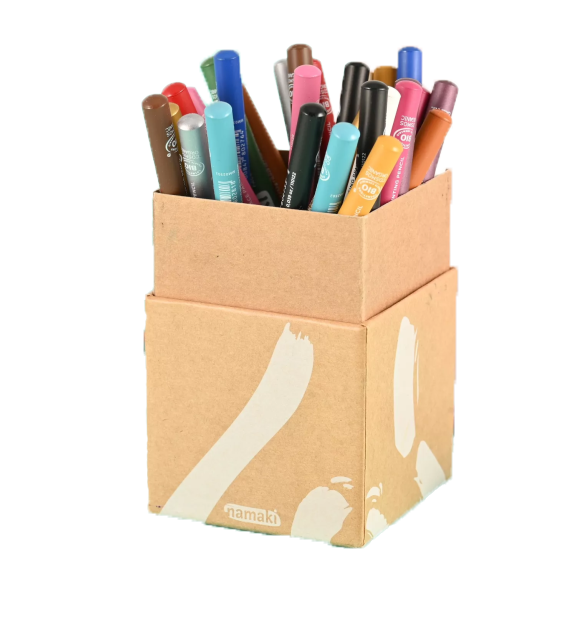 Set of 30 Slim face painting pencils - 14 colours
