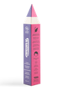 Kit 4 crayons de maquillage fins - Violet/Fuchsia/Rose/Blanc**
