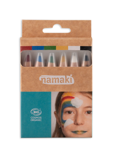 Kit 6 crayons de maquillage - Arc-en-ciel**