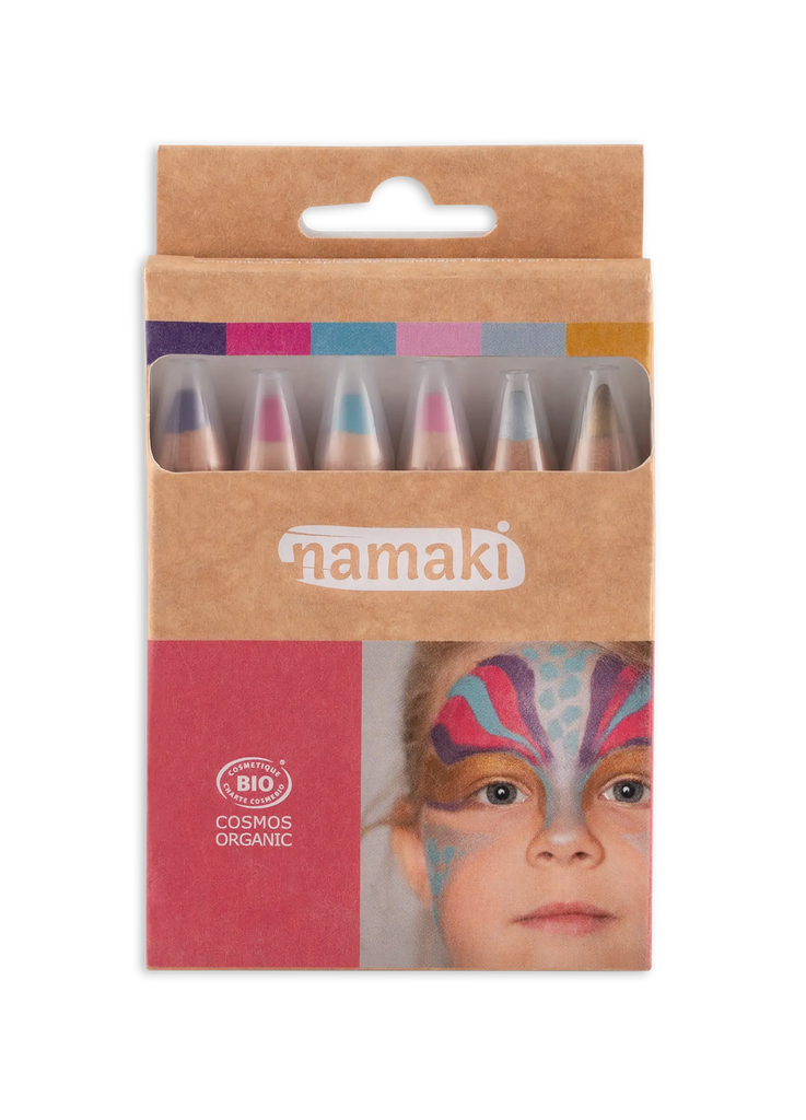 Schminkstift für Kinder - Jumbo • 6 Farben • Verzauberte Welten**