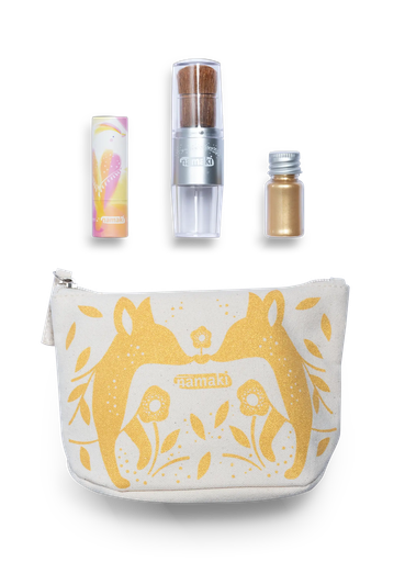 [110922] Gold Sparkling Pouch**