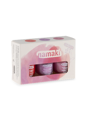 [110926] Coffret 3 vernis à ongles - Roses Eternelles